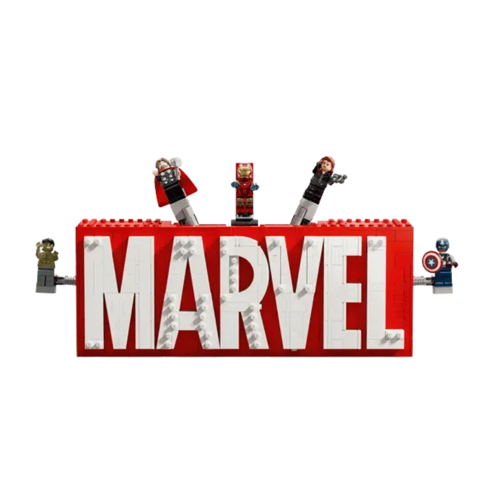 Lego MARVEL Logo & Minifigures