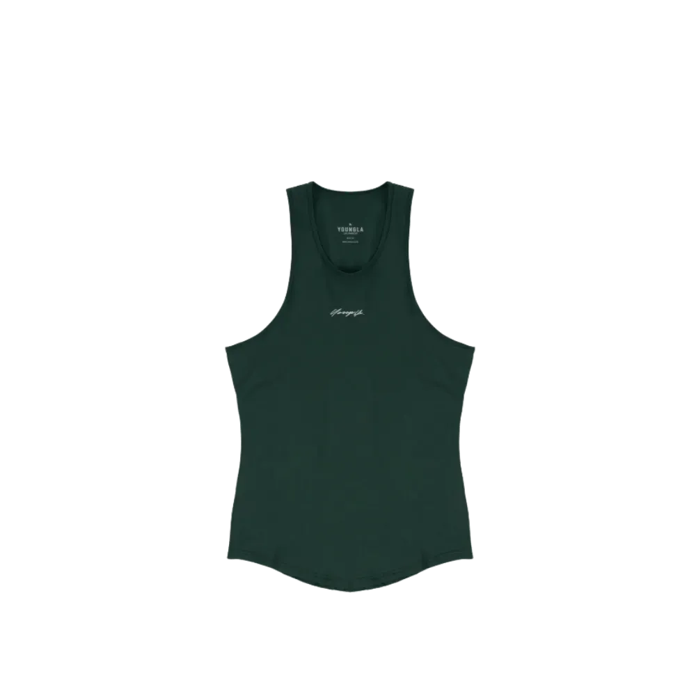 Young LA Signature Tanks Forest Green