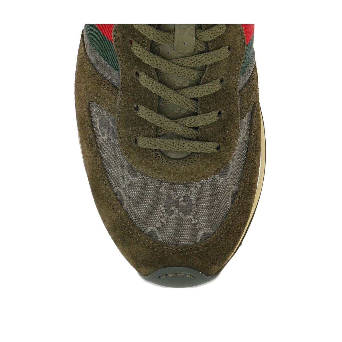Gucci Re-Motion Trainer in Dark Green Original GG