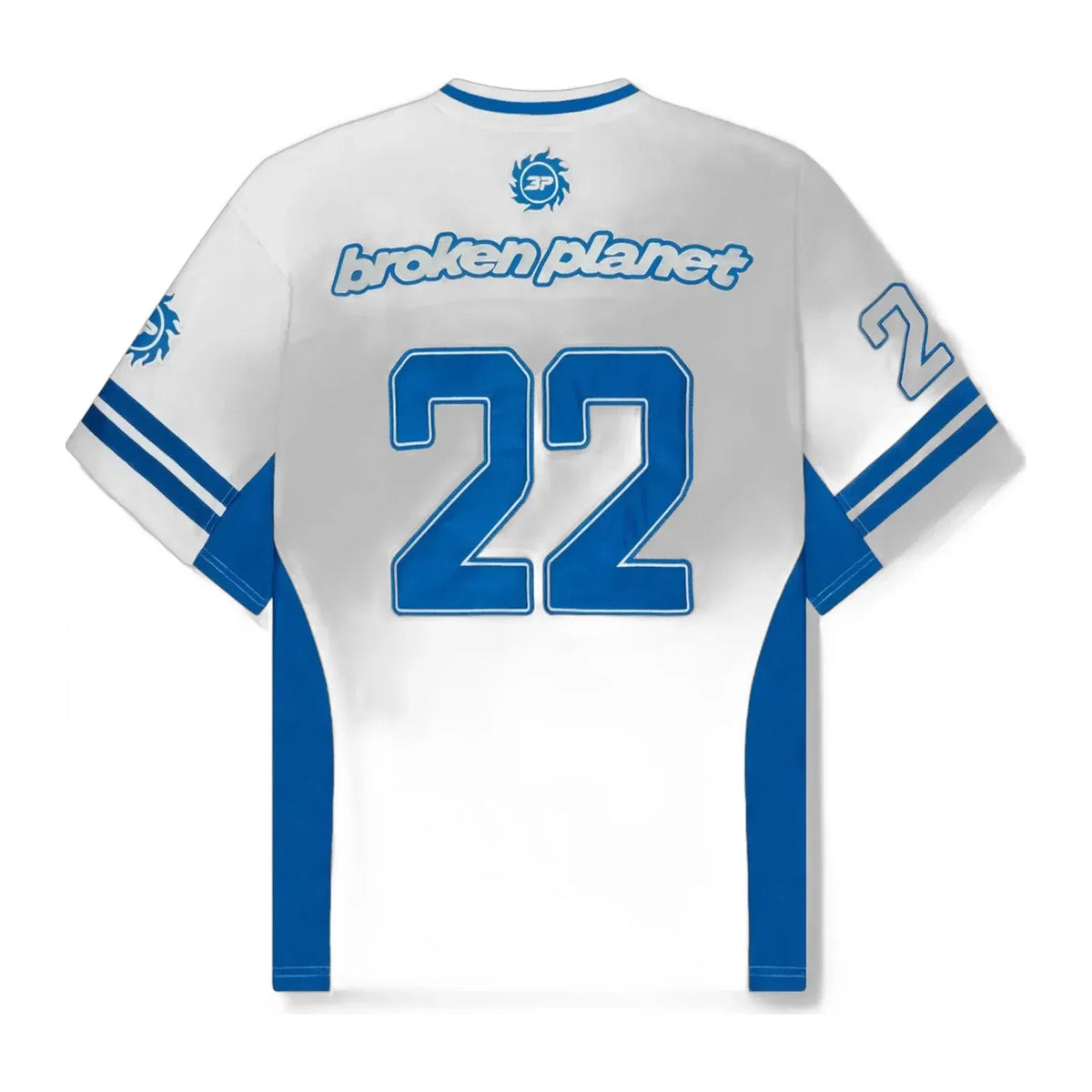 Broken Planet Market Broken Planet Market Broken Planet Football Jersey (Fw24) White/Blue