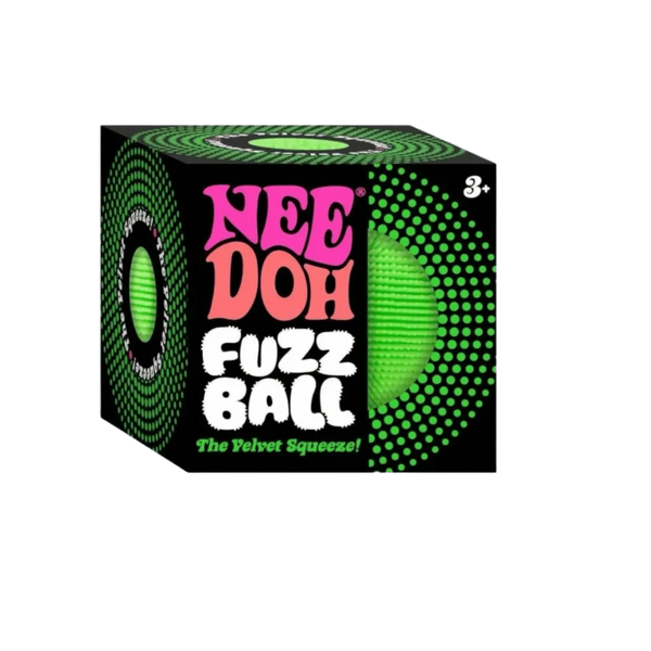 NeeDoh Fuzzball Squishy Fidget Toy Green