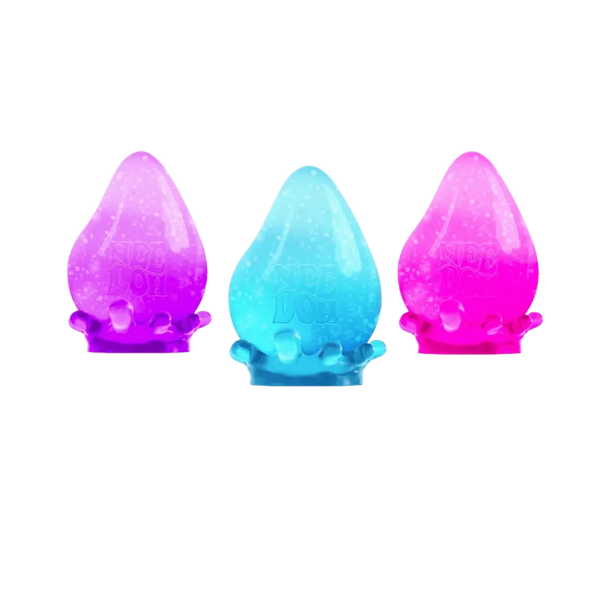 NeeDoh Dream Drop Squishy Fidget Toy (Set of 3) Pink Blue Purple