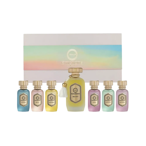Armaf Emotions Heart Eau de Parfum Unisex Gift Set - 7 Fragrances Blend of Emotions