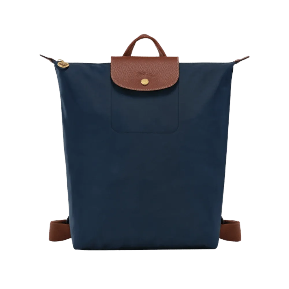 Longchamp Le Pliage Original M Backpack Navy - Recycled canvas