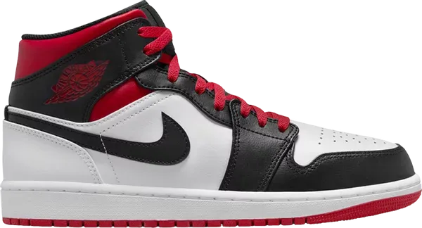 Air Jordan 1 Mid 'Gym Red Black Toe' 2023