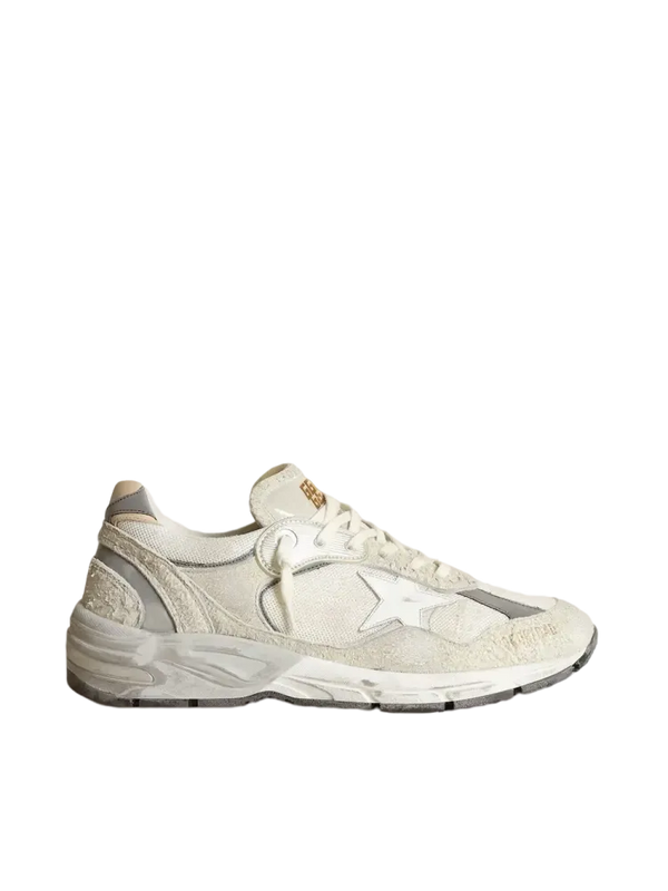 Golden Goose Running Dad Sneaker 'White & Silver'