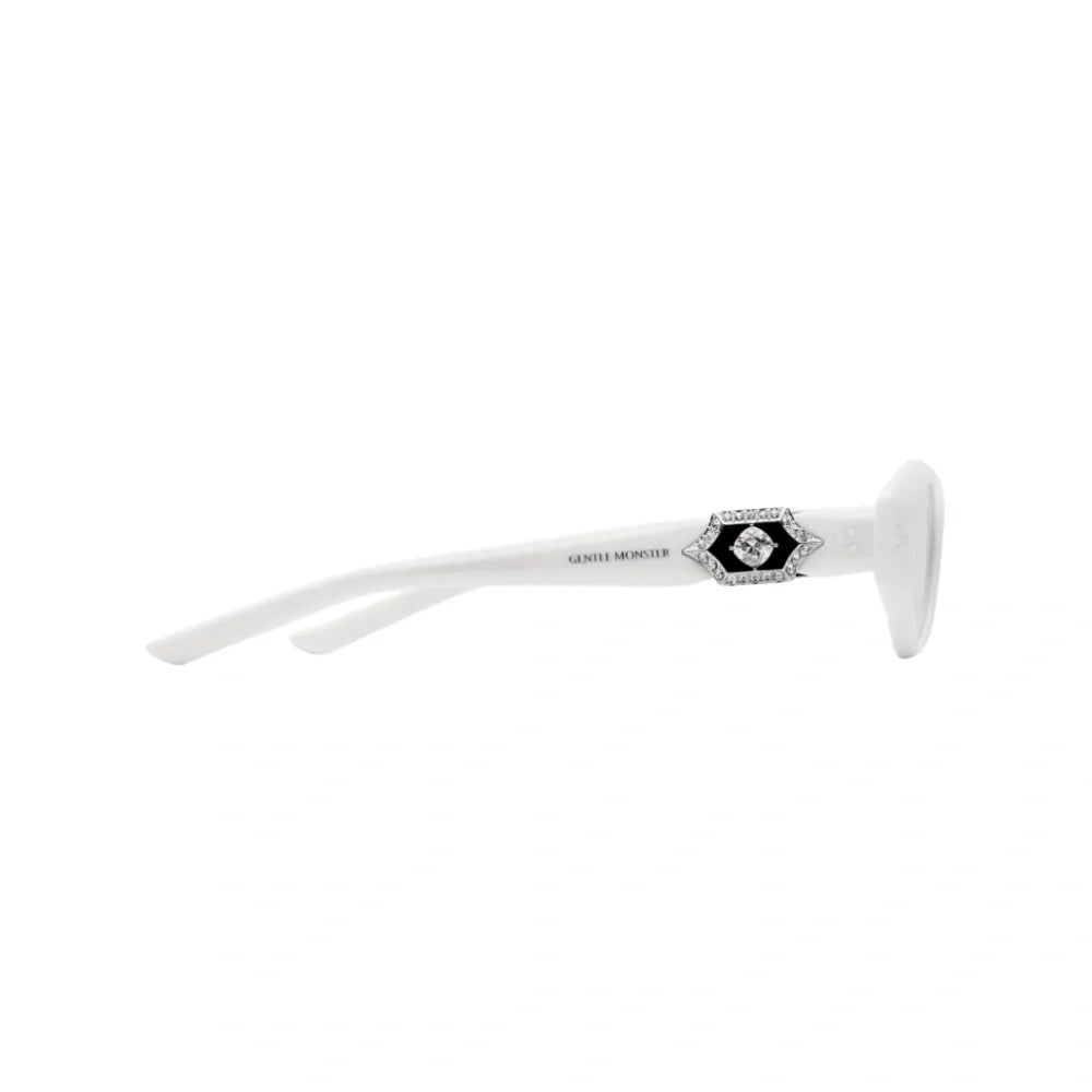 Gentle Monster Vegax W2 White Oval Lenses