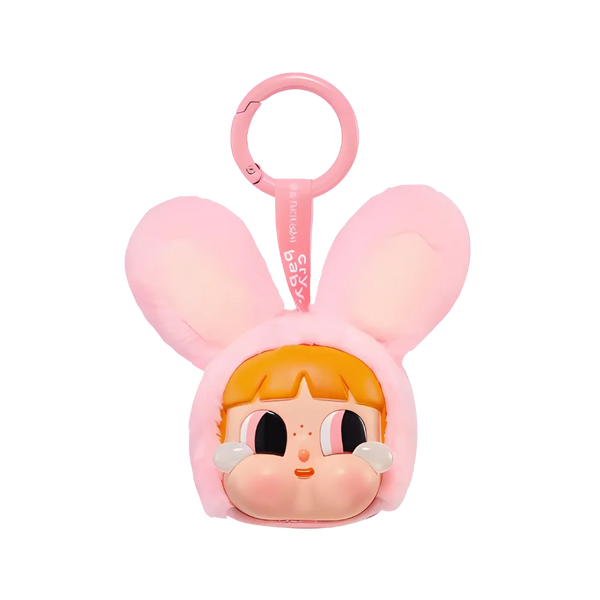 Pop Mart CRYBABY x Powerpuff Girls Series Bunny Blossom Vinyl Face Plush