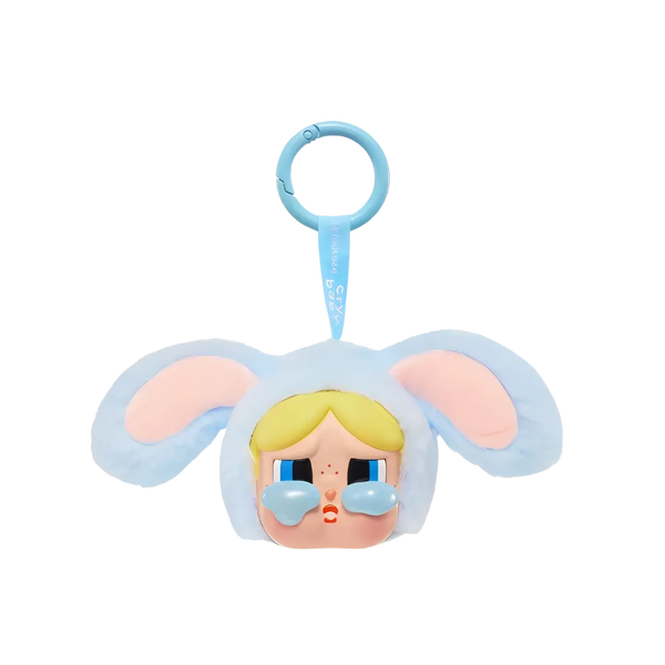 Pop Mart CRYBABY x Powerpuff Girls Series Bunny Bubbles Vinyl Face Plush