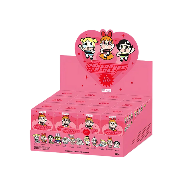 Pop Mart CryBaby x Powerpuff Girls Series Vinyl Figures Blind Box Whole Set