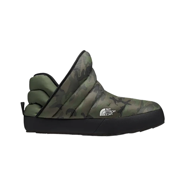 The North Face Men's Thermoball Traction Booties Thyme Brushwood Camo Print Thyme Brushwood Camo Print/TNF Black