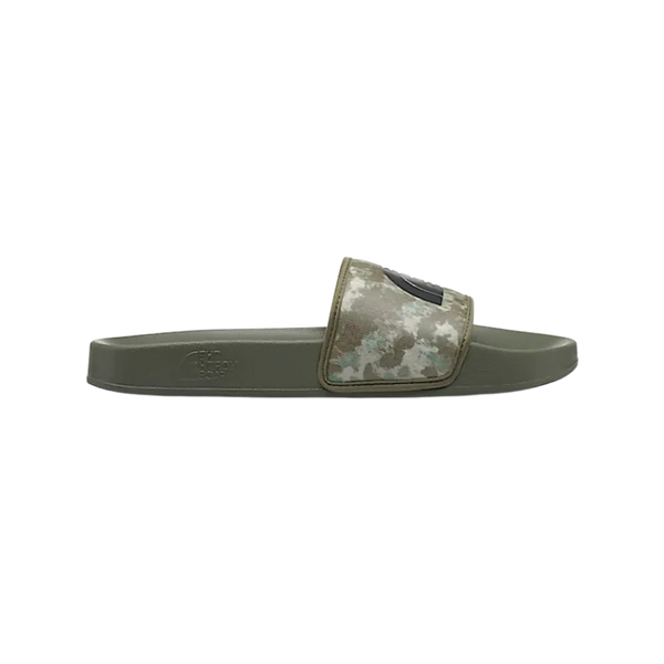 The North Face Men's Base Camp Slides Iii Military Olive Stippled Camo Print/TNF Black