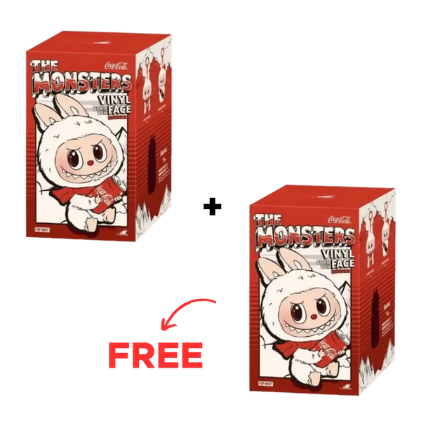 BUY 1 GET 1 FREE - Pop Mart Labubu The Monsters Coca Cola Series Vinyl Face Single Blind Box