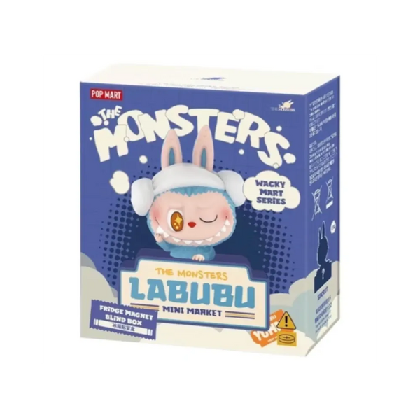 Pop Mart Labubu The Monsters Wacky Mart Series Fridge Magnet Single Blind Box