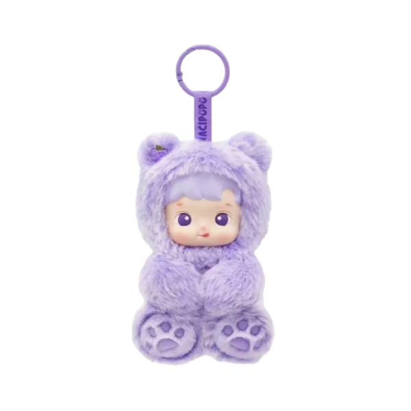 Pop Mart HACIPUPU Gummy Bear Series Vinyl Grape Flavor Plush Pendant