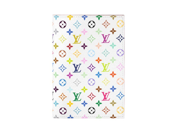 Louis Vuitton Louis Vuitton x Takashi Murakami Passport Cover White Multicolored