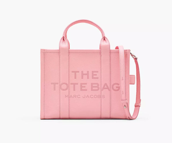 Marc Jacobs The Leather Medium Tote Bag 'Ribbon Pink'