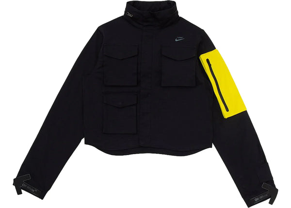 Off-White Off-White x Nike Women'S Running Jacket Black/Yellow