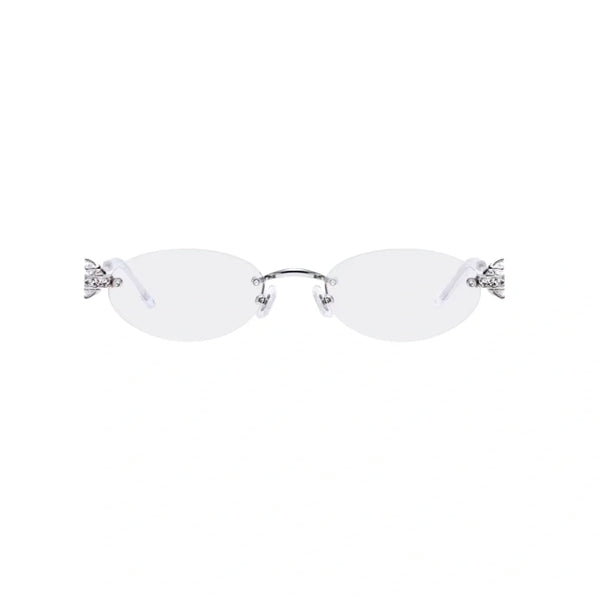 Gentle Monster Orora 02 Clear Lenses | Silver Metal