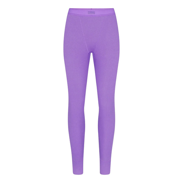 Skims Cotton Rib Legging Ultra Violet