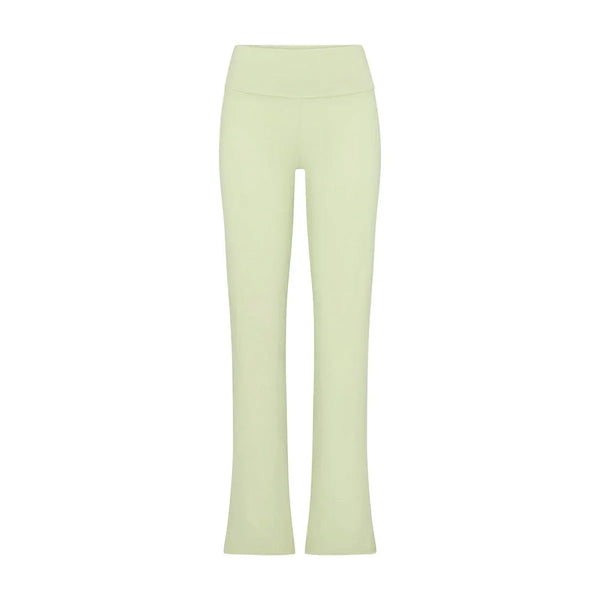 Skims Cotton Jersey Foldover Pant Pistachio