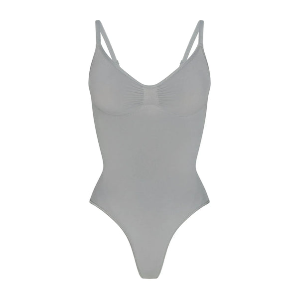 Skims Seamless Sculpt Thong Bodysuit Pacific
