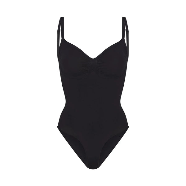 Skims Seamless Sculpt Brief Bodysuit Onyx