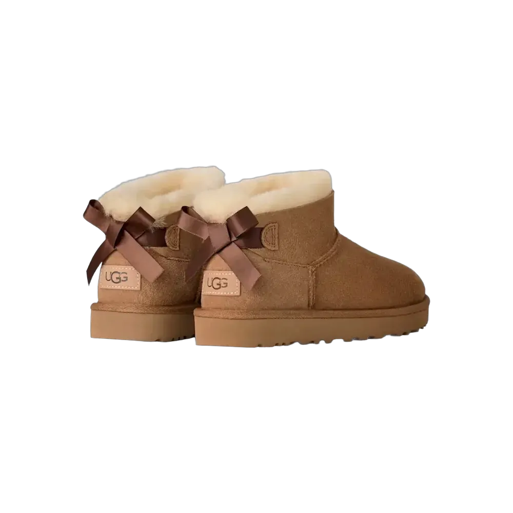 Ugg Ultra Mini Bailey Bow chestnut