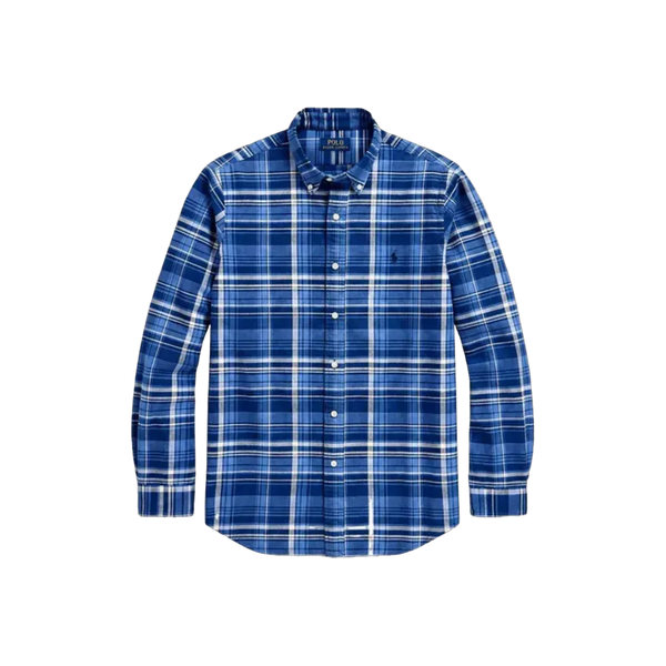 Ralph Lauren Classic fit Plaid Oxford Cotton Shirt