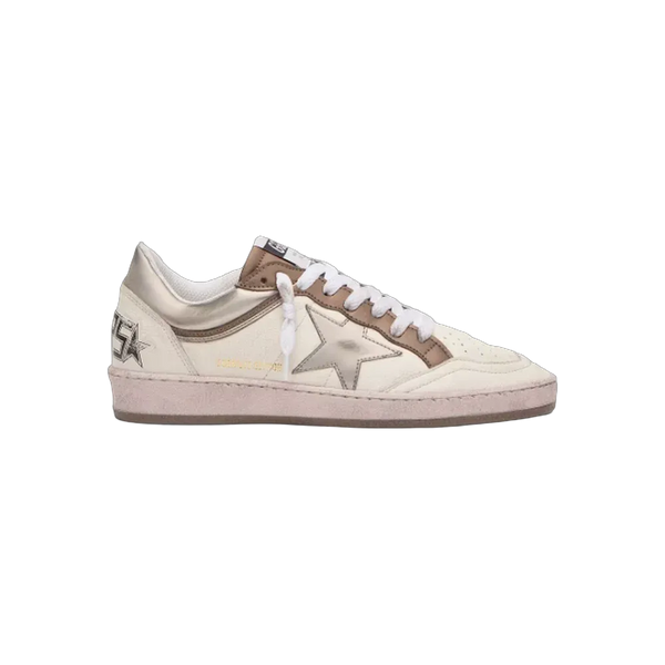 Golden Goose Ball Star LTD In Nappa Leather With Metallic Bio-Based Star And Inserts
