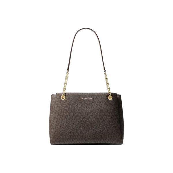 Michael Kors Soho Medium Signature Logo Tote Bag Brown