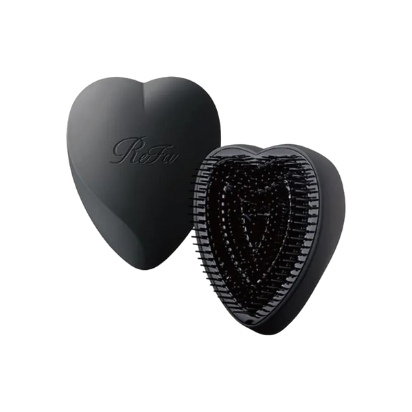 Refa Heart Brush Mat Black