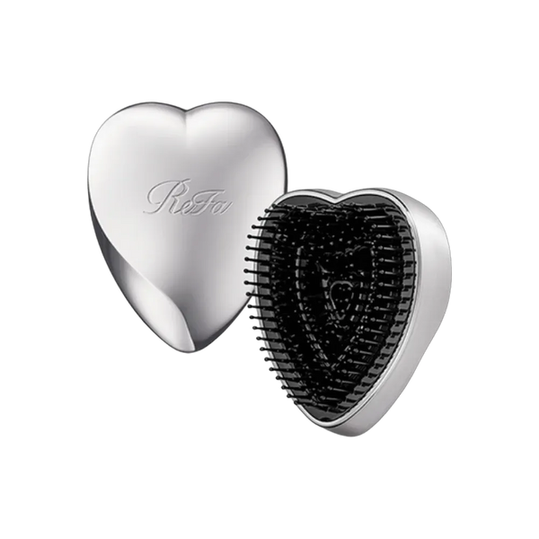 Refa Heart Brush Silver mini