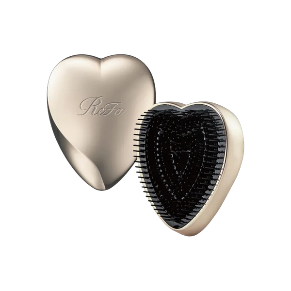 Refa Heart Brush Champagne Gold mini