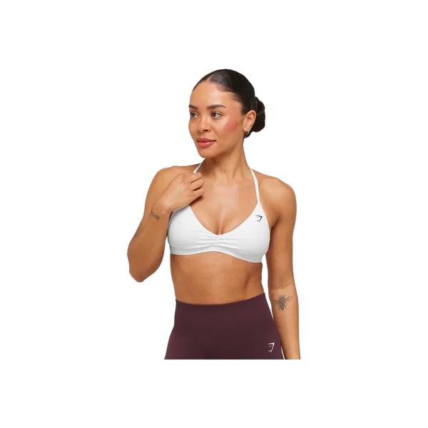 Gymshark Minimal Sports Bra 2.0 - Light Support White