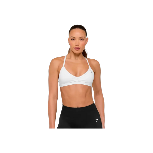 Gymshark Minimal Sports Bra - Light Support White