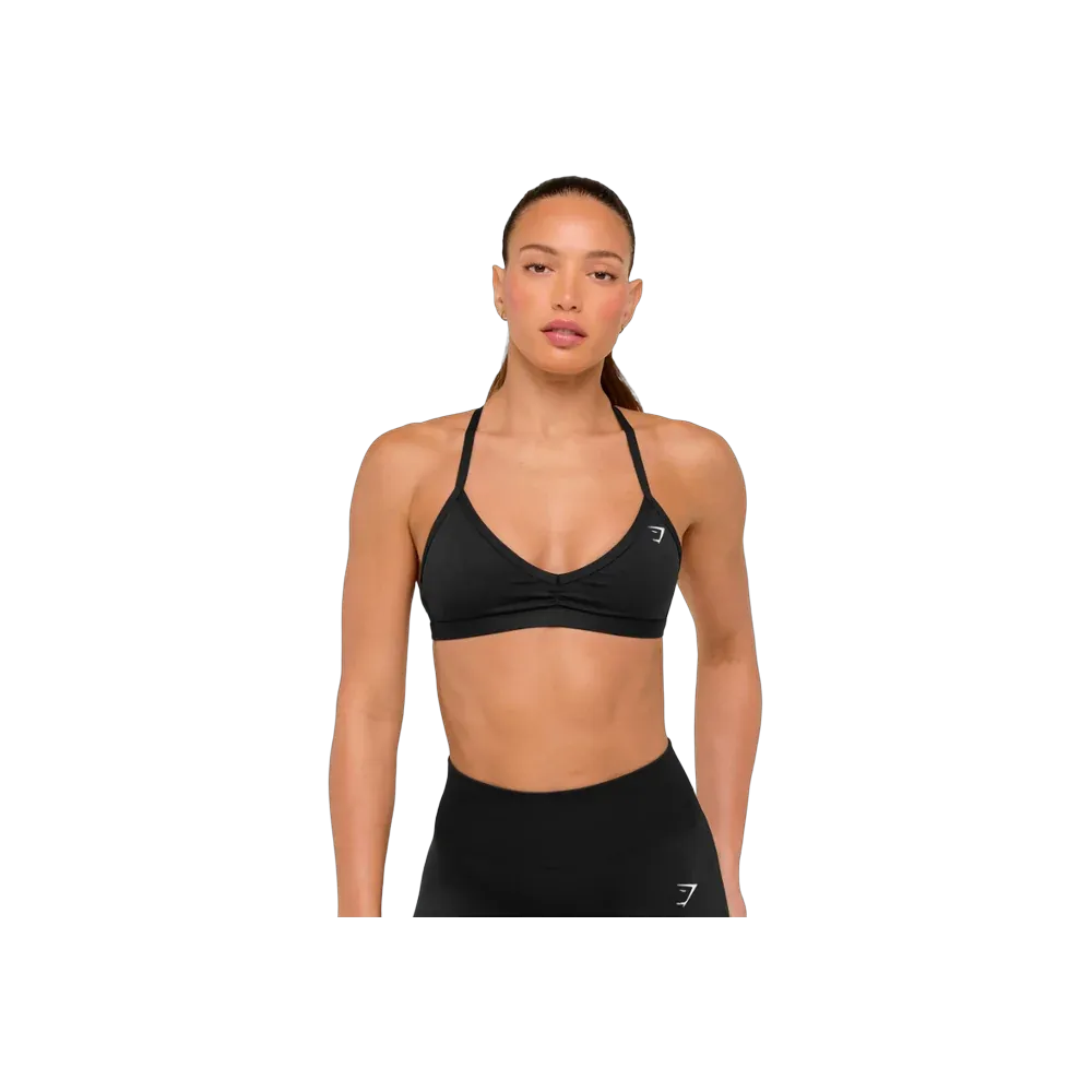 Gymshark Minimal Sports Bra - Light Support Black
