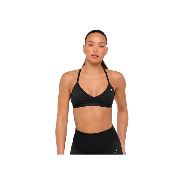 Gymshark Minimal Sports Bra - Light Support Black