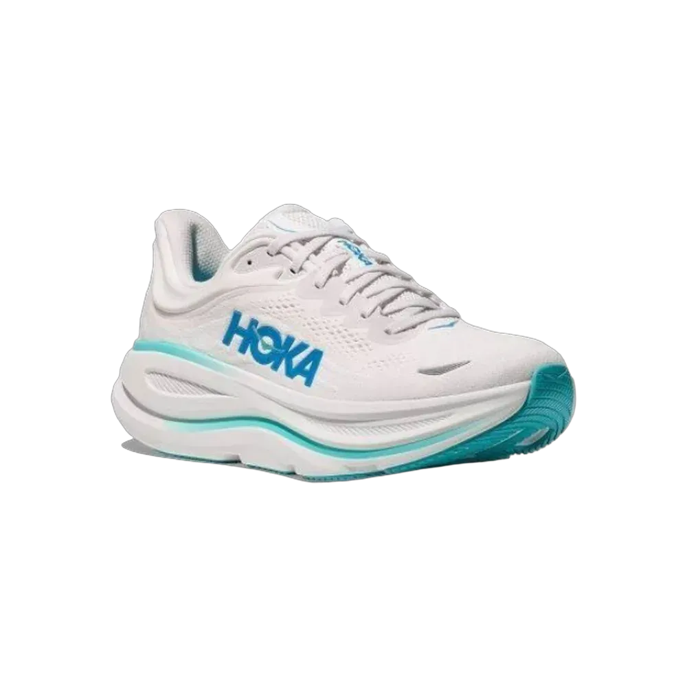 Hoka Bondi 9 'White Blue'