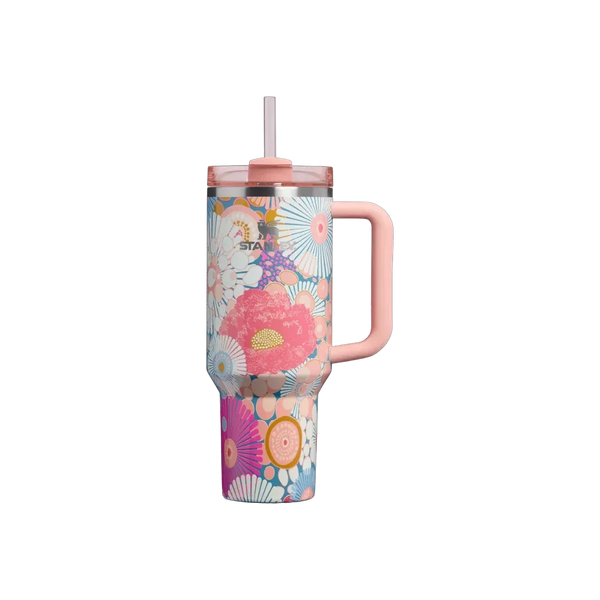 Stanley The Quencher H2.0 FlowState Tumbler Sorbet Wildflower