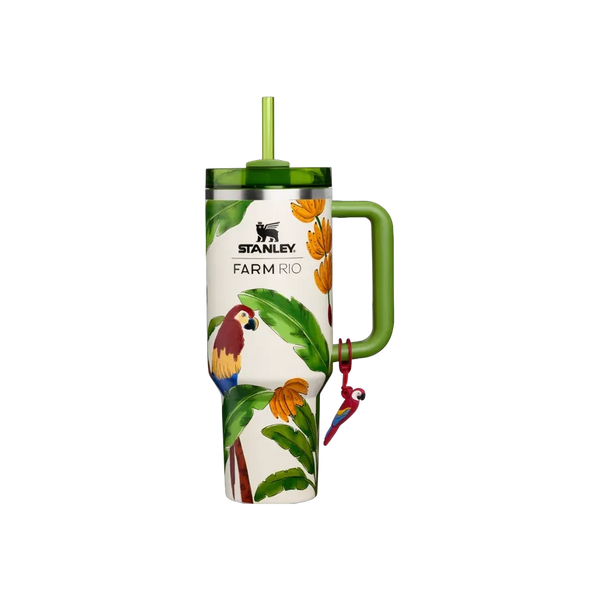 Stanley 1913 X Farm Rio Quencher H2.0 FlowState Tumbler 40 OZ Farm Rio Tropical Destiny