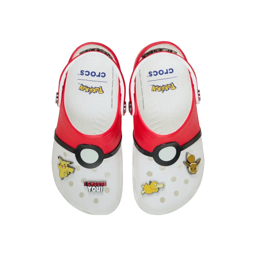 Pokémon's X Crocs Classic Clog 'Poké Ball'