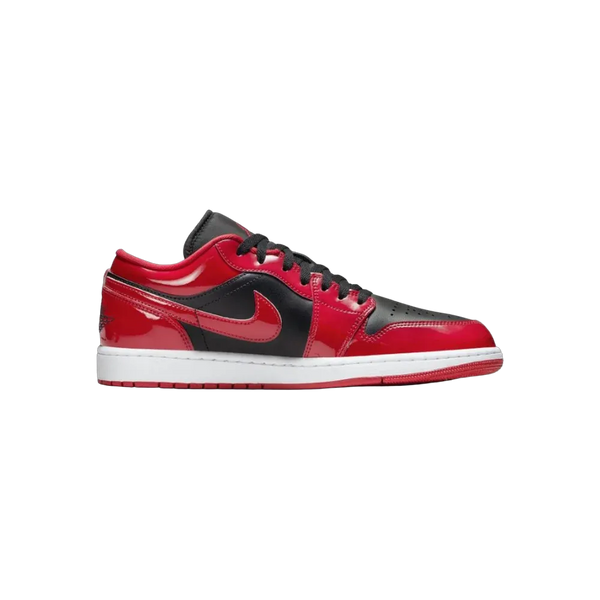 Air Jordan 1 Low SE Patent Varsity Red Black