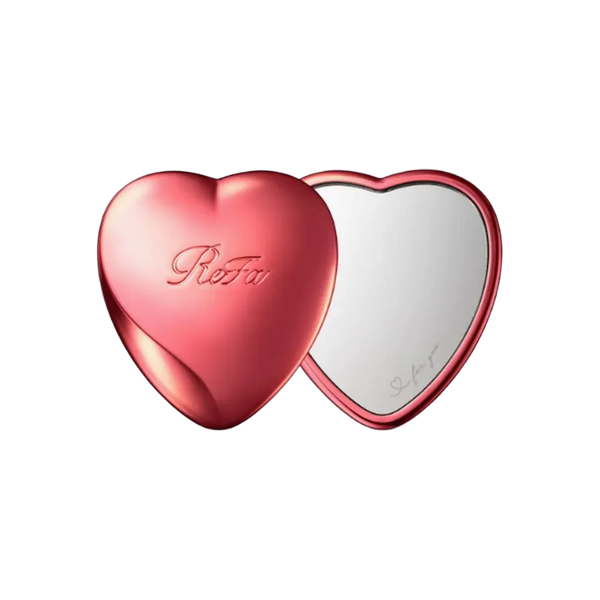 ReFa Heart Mirror Shine Red
