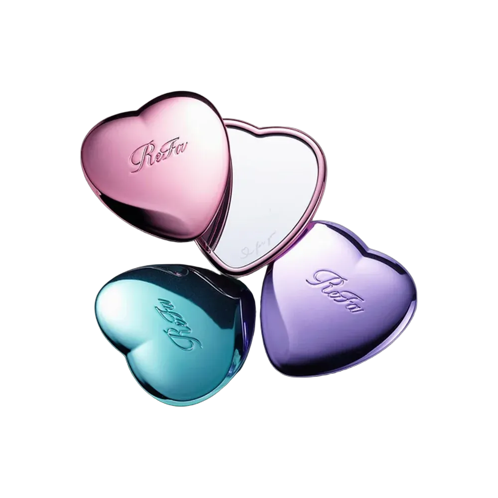 ReFa Heart Mirror Shine Red