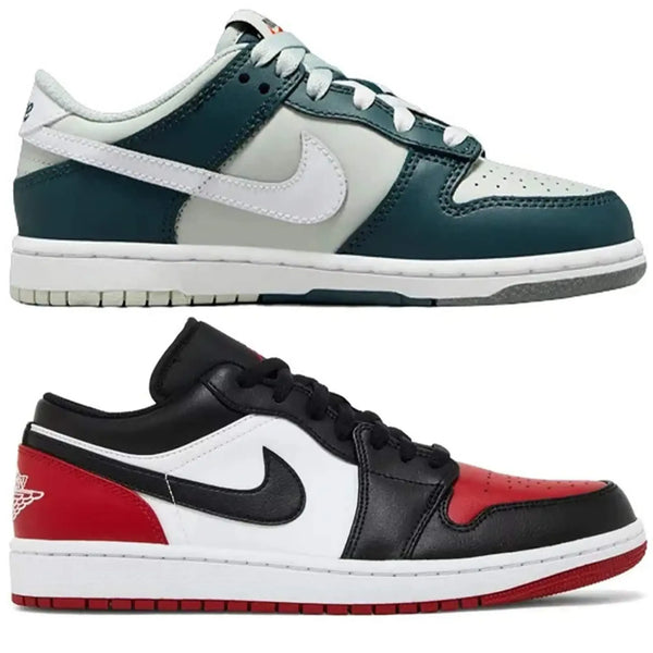 Split Teal Dunk + Bred Toe 2.0 Pack
