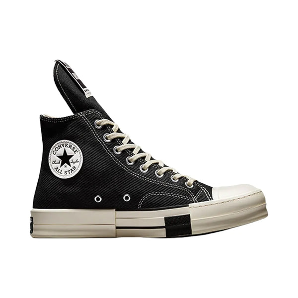 Converse Drkstar Hi Rick Owens Drkshdw Black Egret