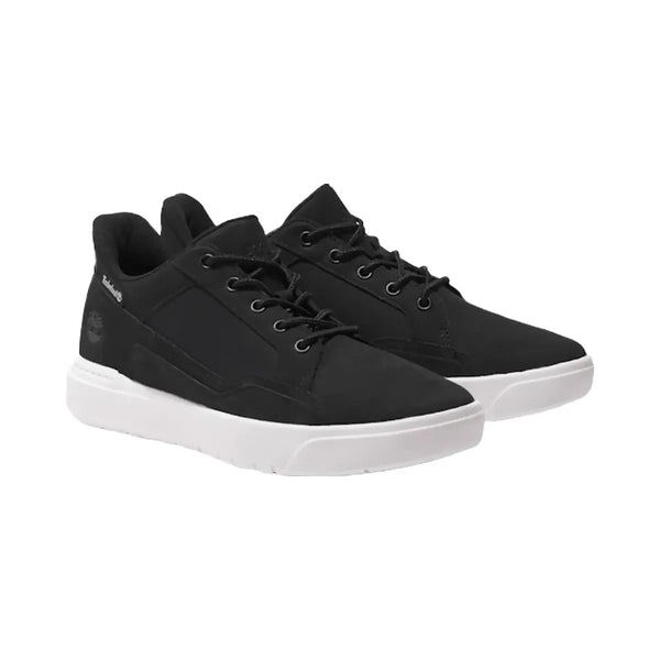 Timberland Men's Allston Low Lace-Up Sneaker Black Nubuck