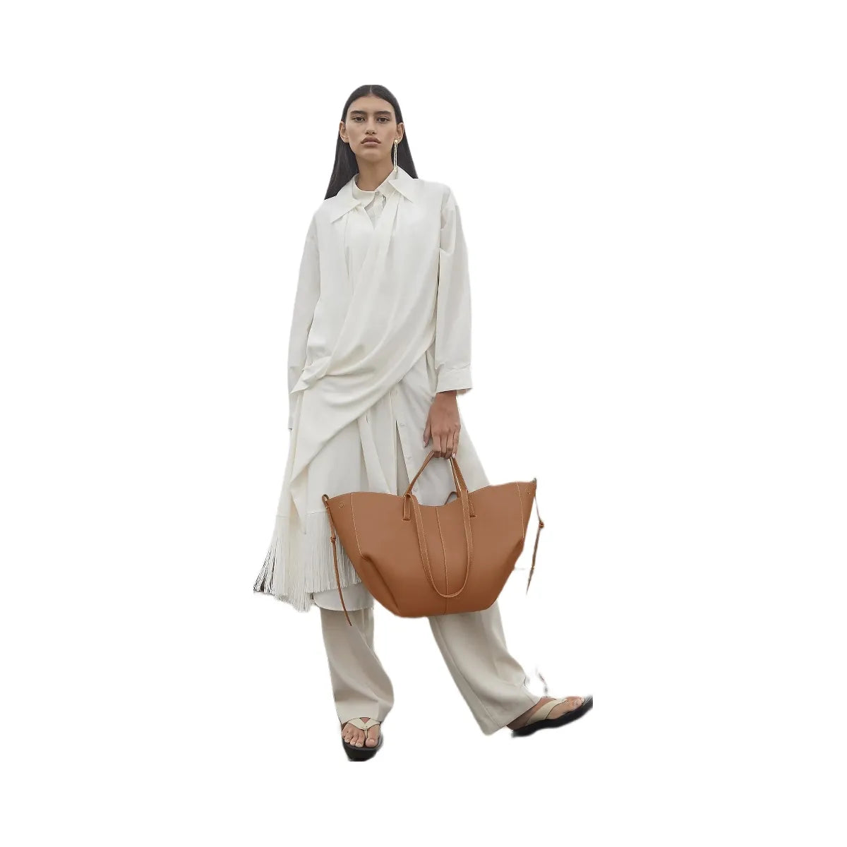 Polene Cyme Textured Camel