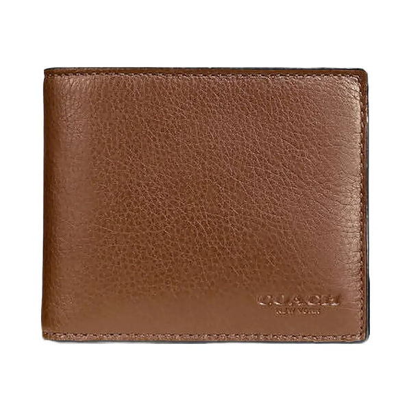 Coach 3 In 1 Wallet Smooth Leather-Dark Saddle